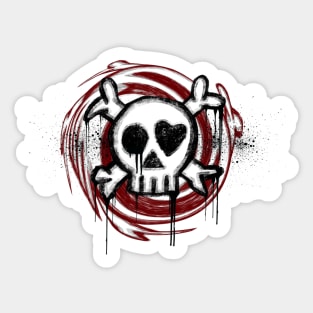 Graffiti Skull Sticker